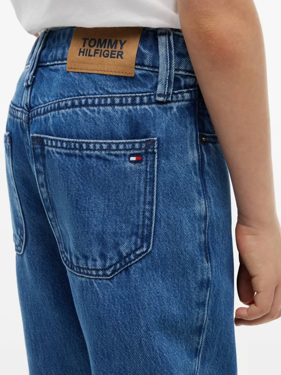Tommy Hilfiger straight leg jeans - mediumblauw, foto 6
