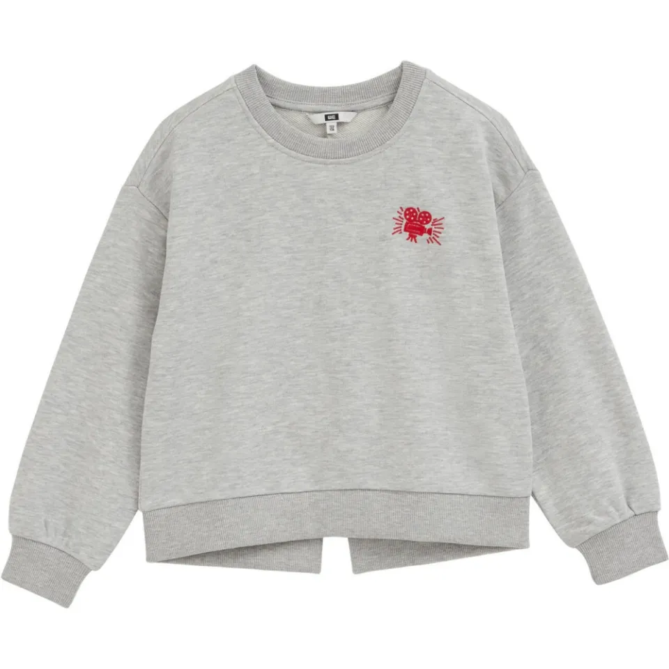 WE Fashion sweater met tekst - grijs, foto 3