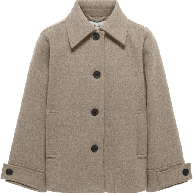 Only wintermantel taupe