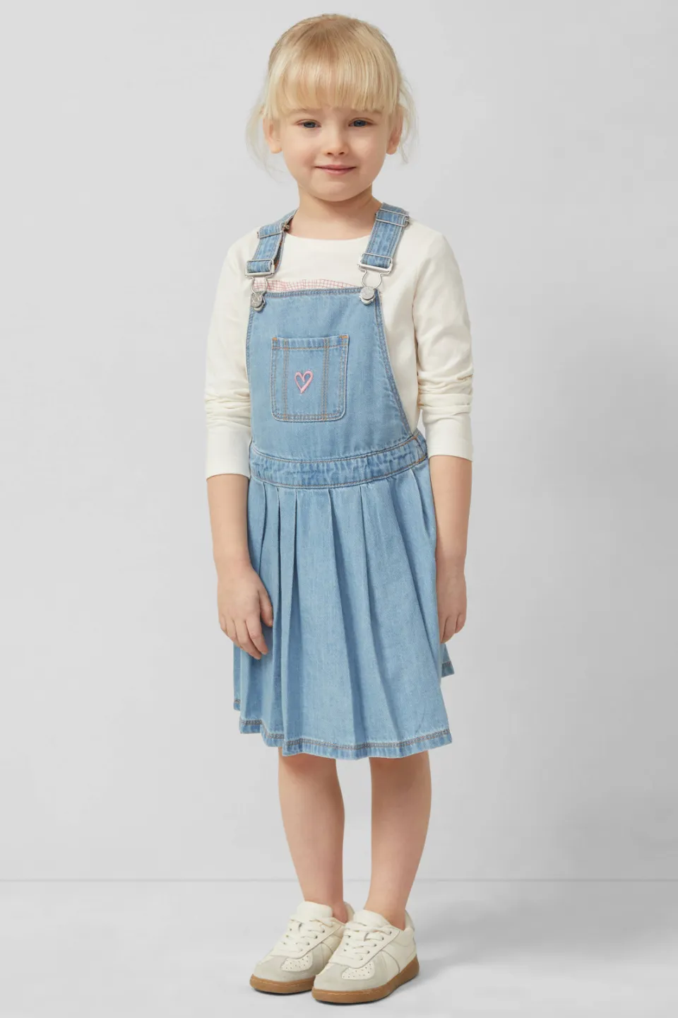 s.Oliver denim spijkerjurk lichtblauw, foto 3