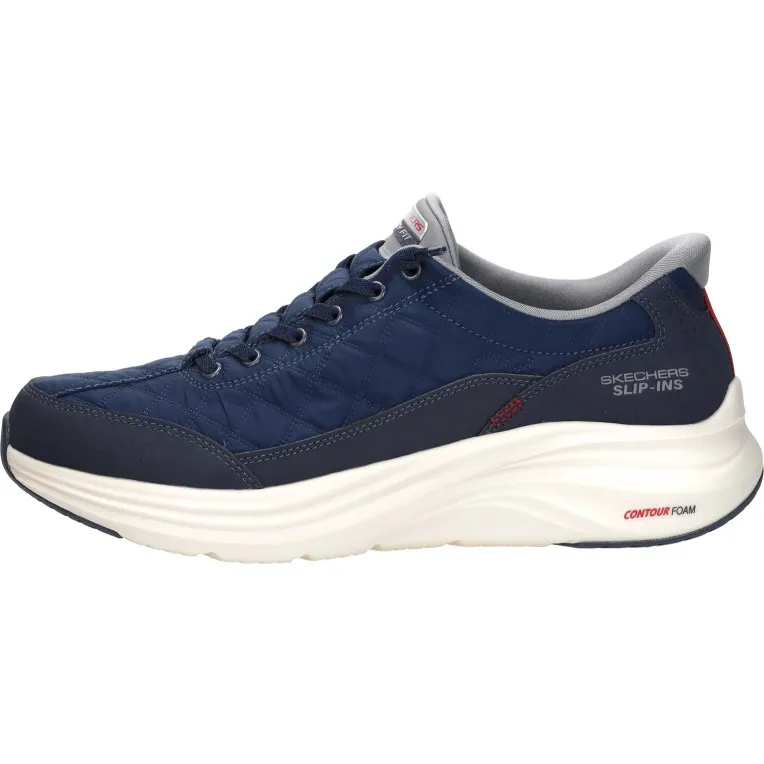 Skechers Contour Foam Cozy Fit lage sneakers blauw, foto 2