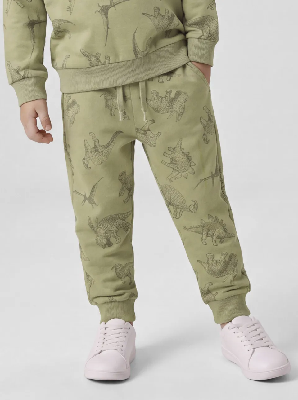 NAME IT MINI joggingsbroek groen, foto 4