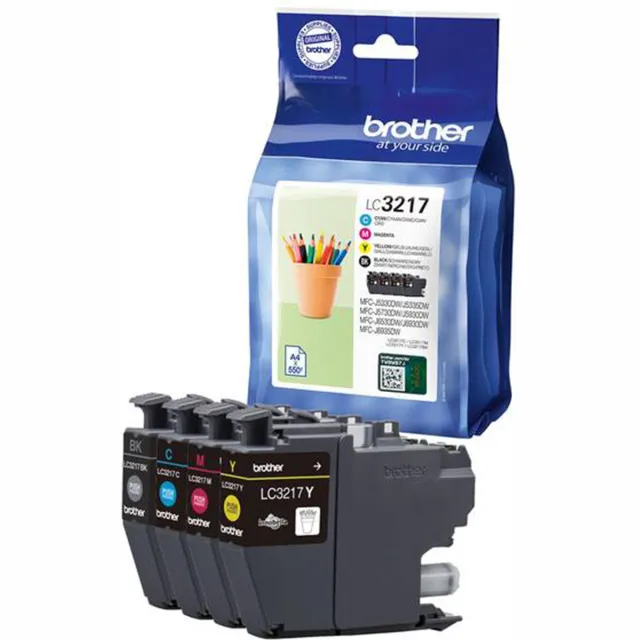 Brother LC-3217 Origineel CMYK Zwart