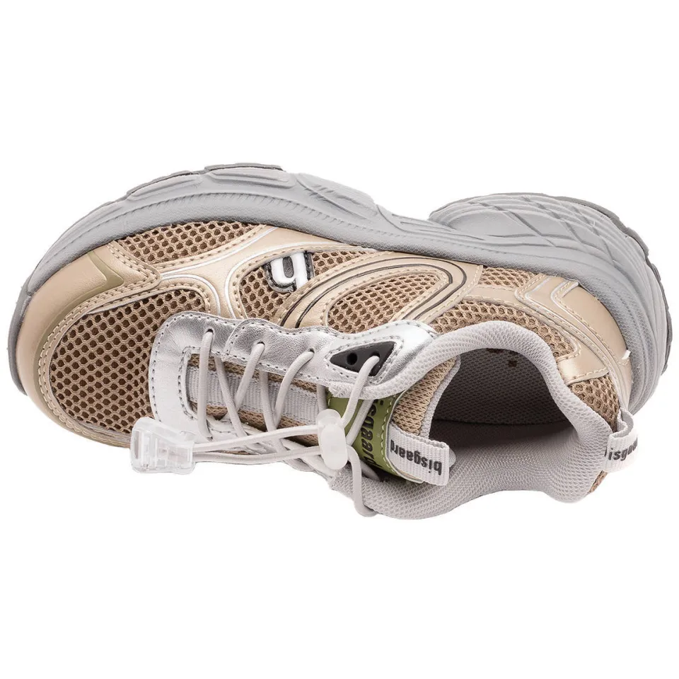 Bisgaard chunky sneakers - goud/grijs, foto 4