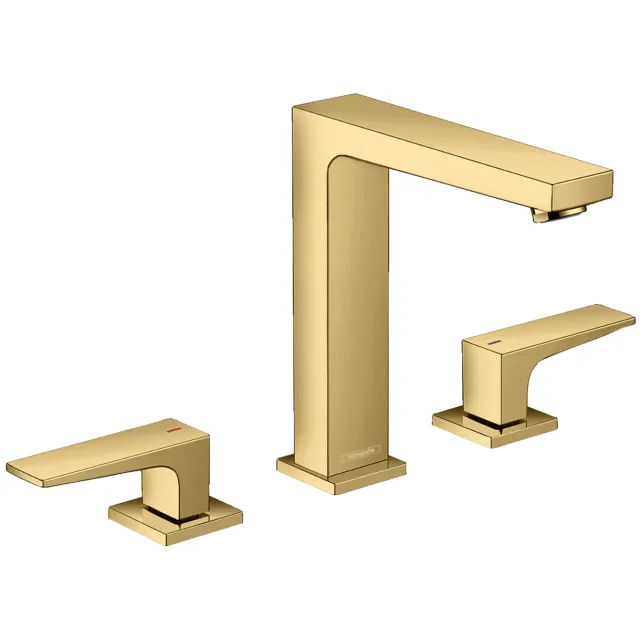 Hansgrohe Metropol 160 3-gats wastafelmengkraan goud