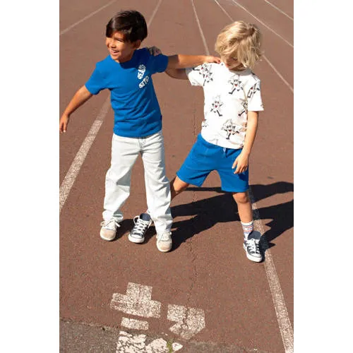 Sturdy Run the Day t-shirt ecru/zwart, foto 4