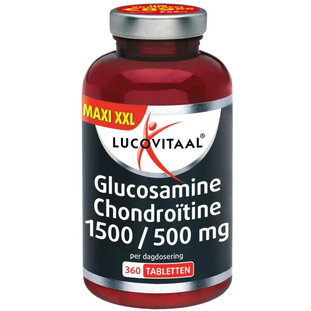 Lucovitaal Glucosamine Chondroïtine 1500/500 mg XXL - 360 tabletten