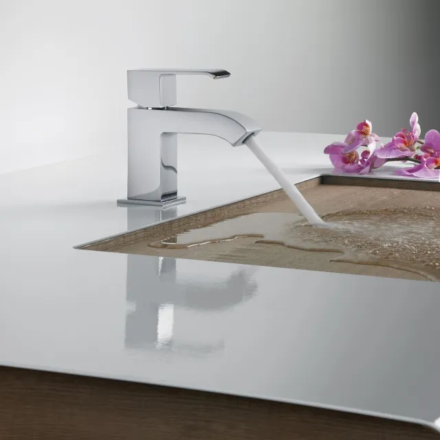Tres Cuadro wastafelkraan chroom Glans Chroom