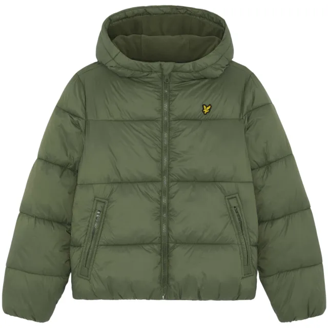 Lyle & Scott winterjas olijfgroen