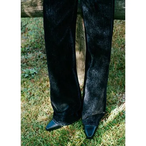 Mango TEEN wide leg jeans - marineblauw, foto 6