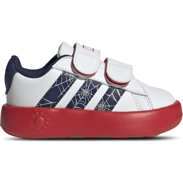 Adidas Marvel Spider-Man Grand Court babyschoen wit White