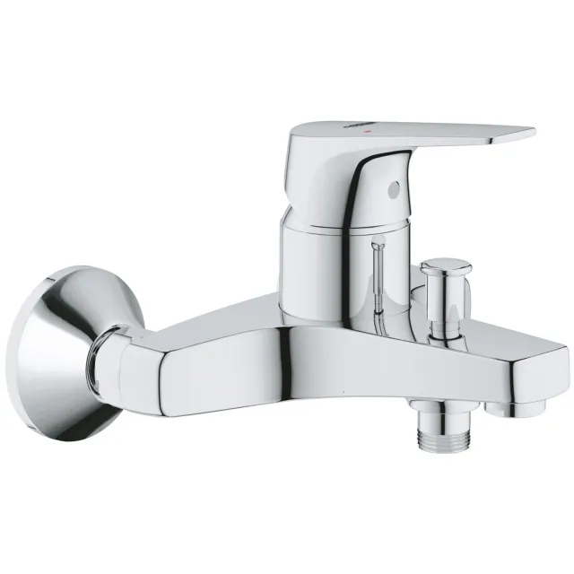 Grohe Badkraan GROHE Start Flow met Omstel en Koppelingen Chroom