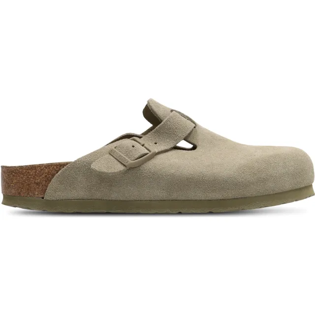 Birkenstock Suede Slippers en Sandalen Dames - Groen - Suède