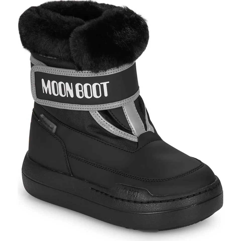 moon boot JR Park Strap snowboots zwart, foto 2