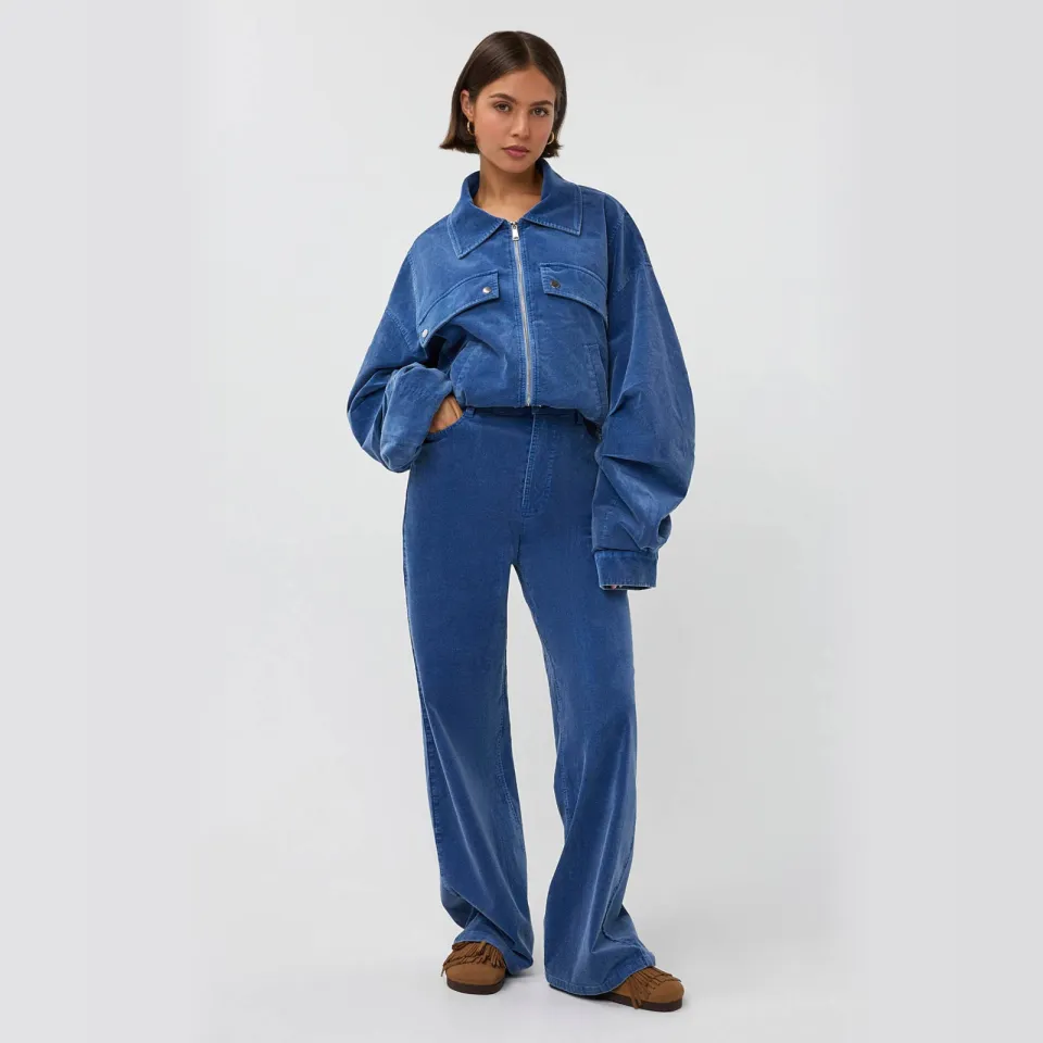 Studio AMAYA X Sofie Graafland straight leg broek - blauw