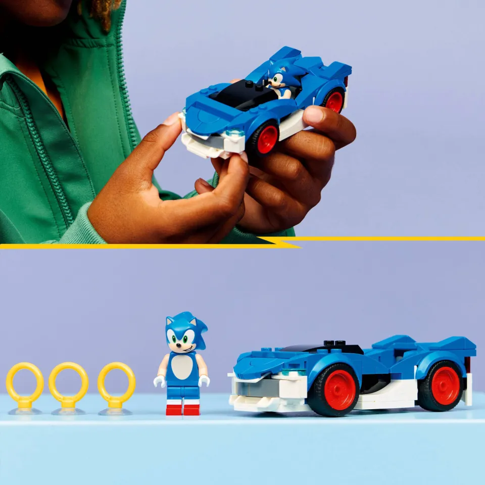 Lego Sonic the Hedgehog Sonic: Speedster Lightning Bouwpakket 77117, foto 4