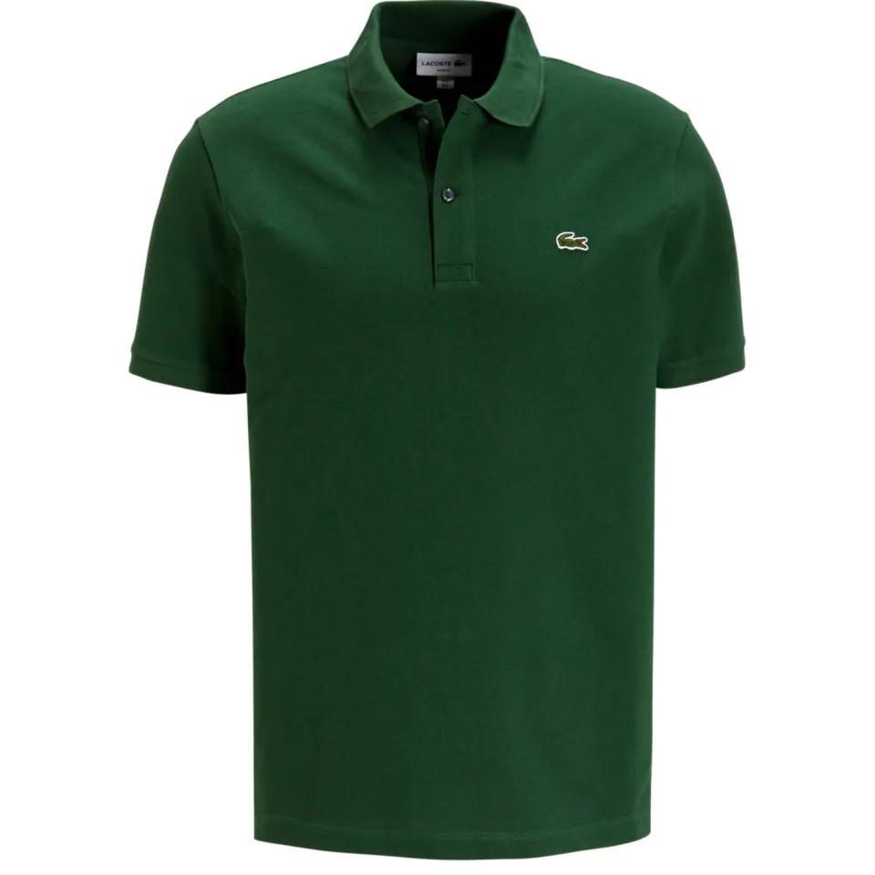 Lacoste slim polo donkergroen groen, foto 2