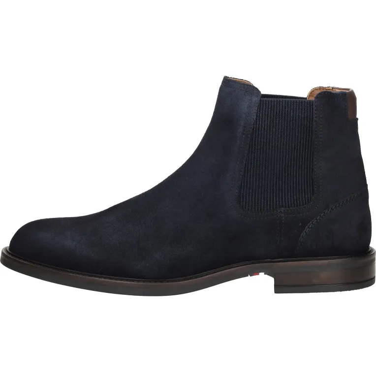 Tommy Hilfiger Corporate Dressy Chelsea boots donkerblauw, foto 2