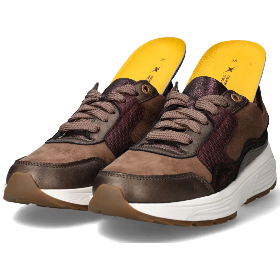 Xsensible Golden Gate sneaker bruin, foto 5