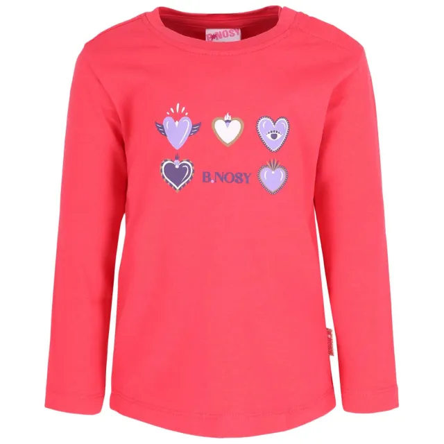 B.Nosy aansluitende longsleeve met print rood, foto 2