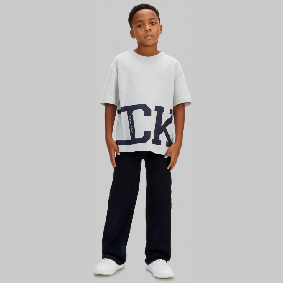 Calvin Klein T-shirt grijs melange, foto 3