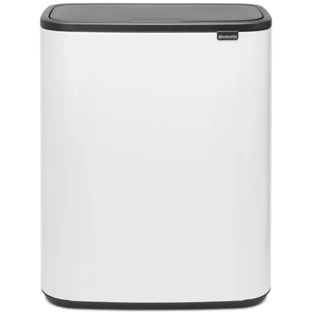 Brabantia Brabantia Bo Touch Bin, met 2 binnenemmers, 2 x 30 liter - White