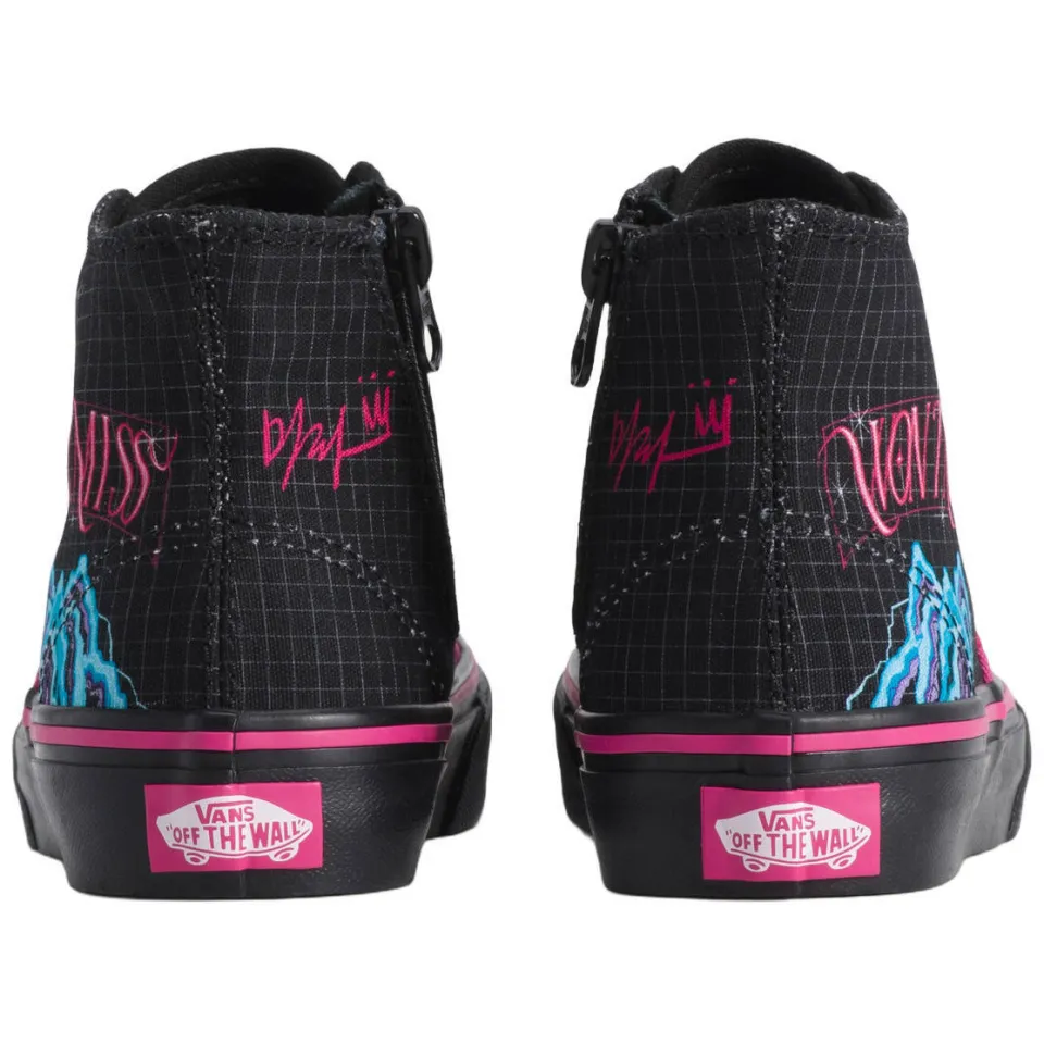 Vans Authentic Hi 2.0 Zip Kpop Demon Hunters sneakers zwart, foto 5