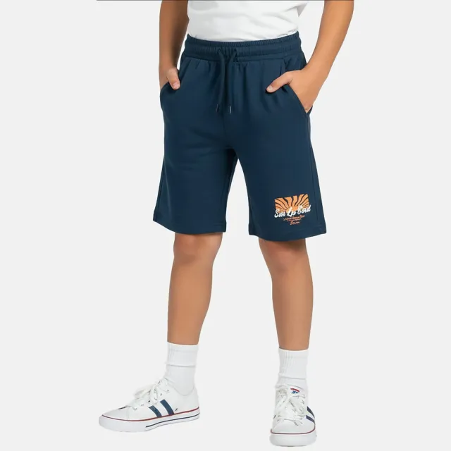 Cars sweatshort marineblauw