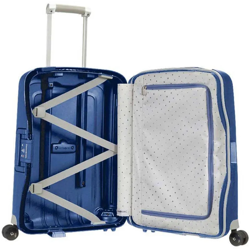 Samsonite S'Cure handbagagekoffer donkerblauw, foto 3