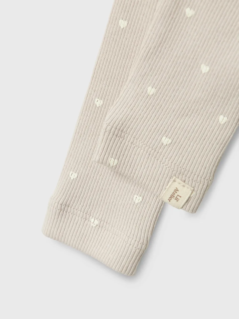Lil' Atelier BABY legging met hartjes beige, foto 4