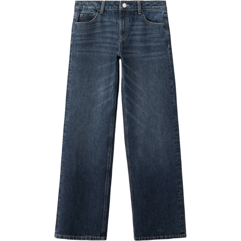 Mango TEEN straight leg jeans - changeant blauw, foto 2