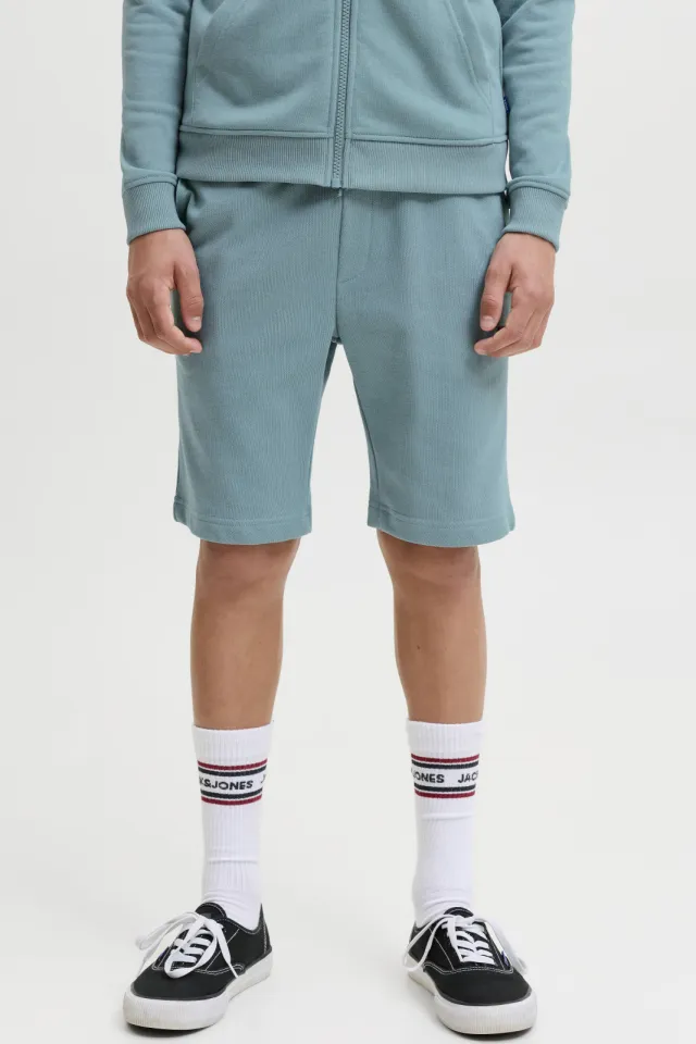 Jack & Jones regular sweatshort zeegroen, foto 6