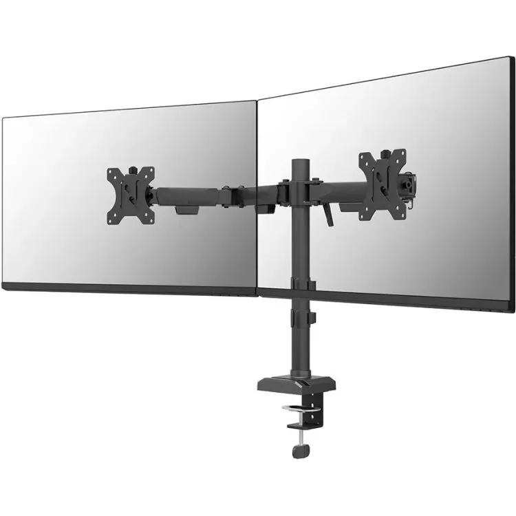 Neomounts DS60-600BL2 dubbele monitorarm zwart, foto 2