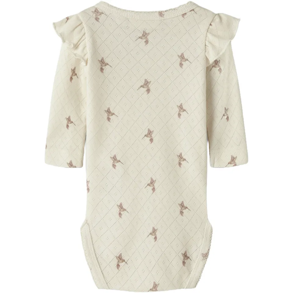 Lil' Atelier baby rompertje ecru, foto 4