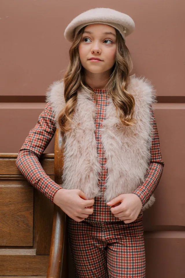 Like Flo rechtvallend gilet Crème