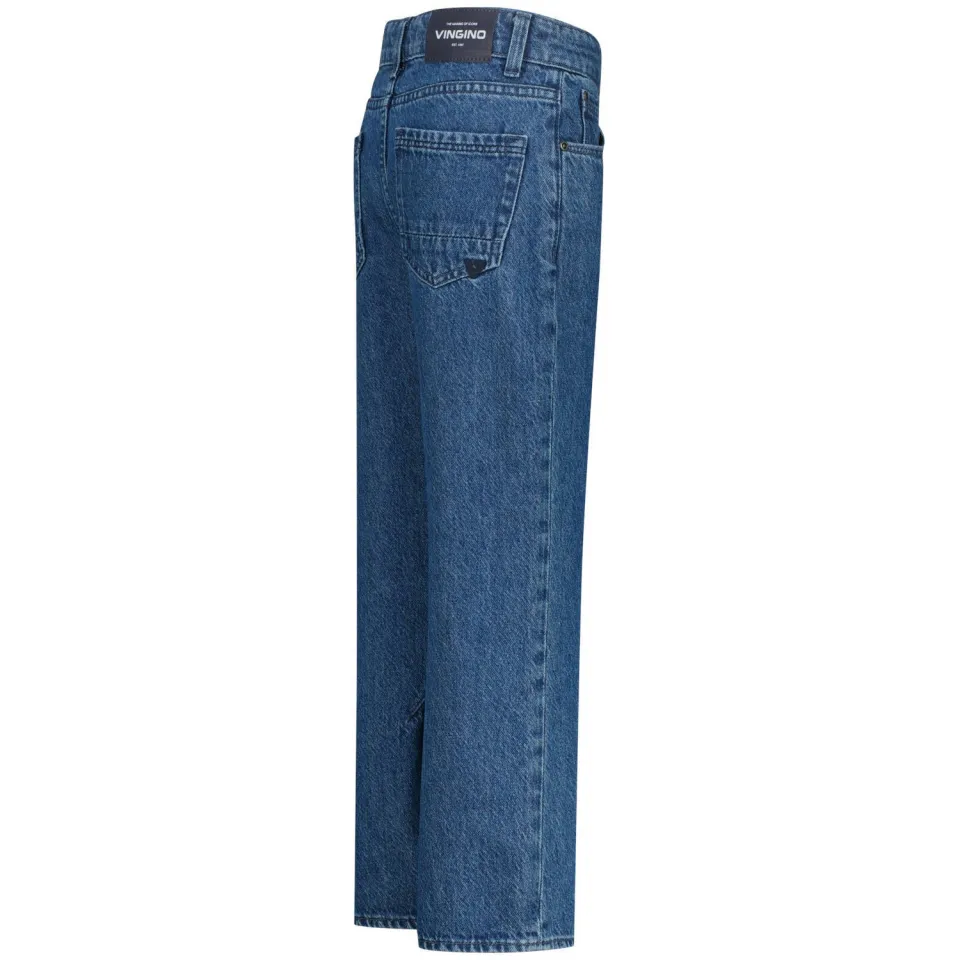 Vingino Relaxed loose fit jeans medium blue denim, foto 3