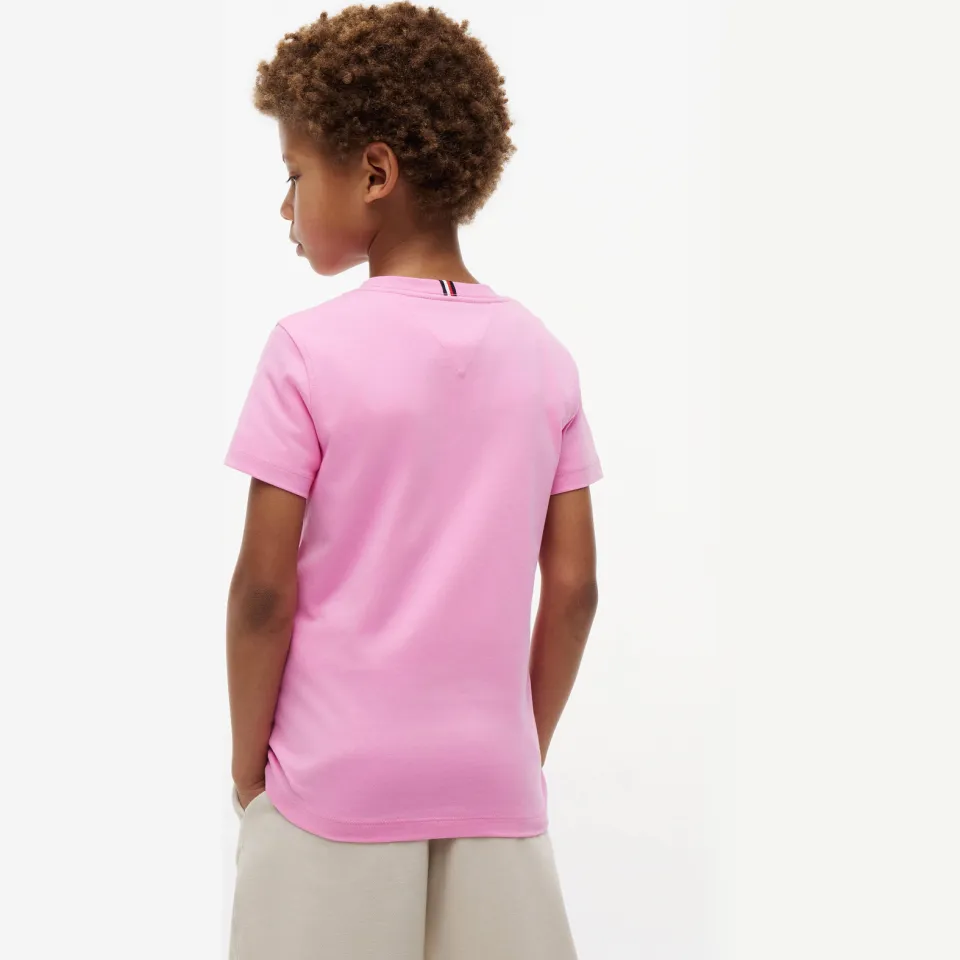 Tommy Hilfiger T-shirt roze jongens, foto 3