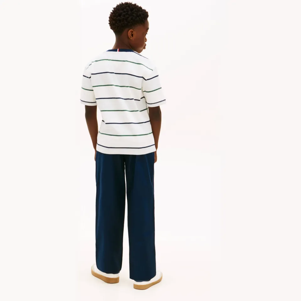 Tommy Hilfiger gestreepte T-shirt wit, foto 2