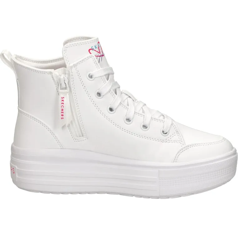 Skechers Hyperlift hoge sneakers wit