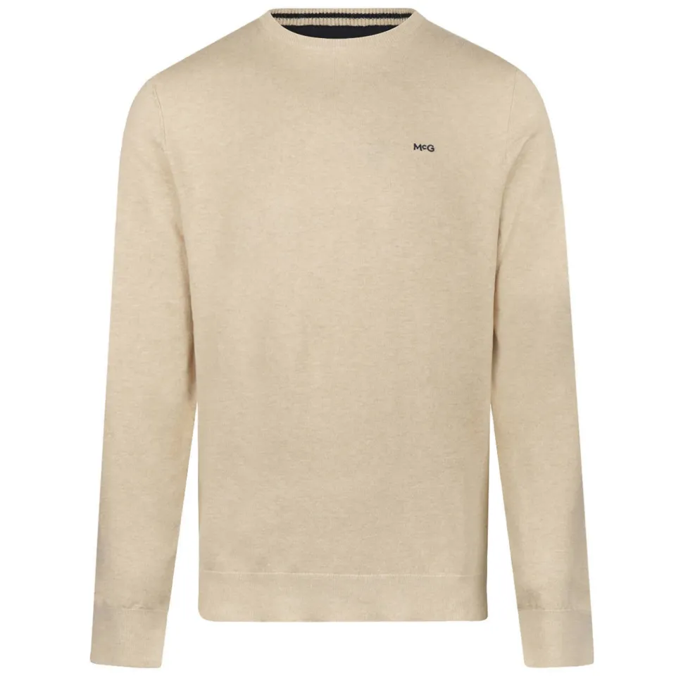 McGregor regular fit gebreide trui met kasjmier- beige, foto 3