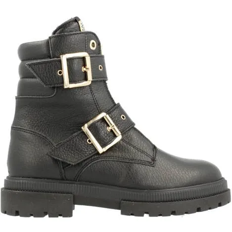 Red Rag leren enkelboots zwart Meisjes Leer Effen