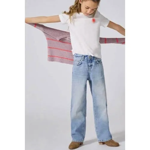 KIDS ONLY GIRL wide leg jeans light blue denim, foto 2