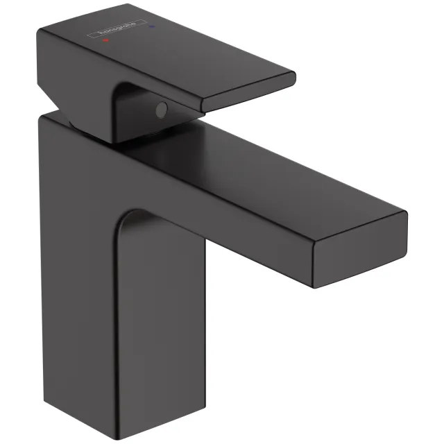 Hansgrohe Vernis Shape eengreeps 100 zonder afvoer mat zwart