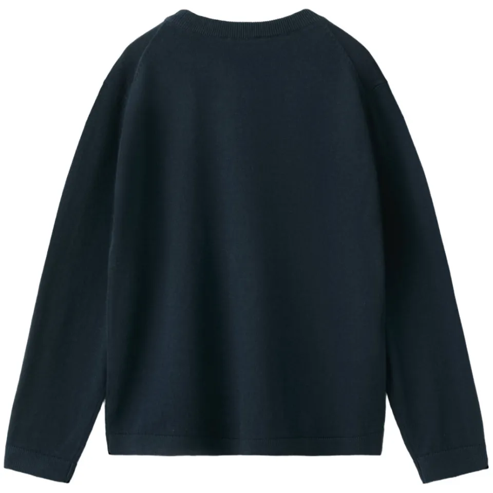 Mango Kids gebreide trui - marineblauw, foto 2