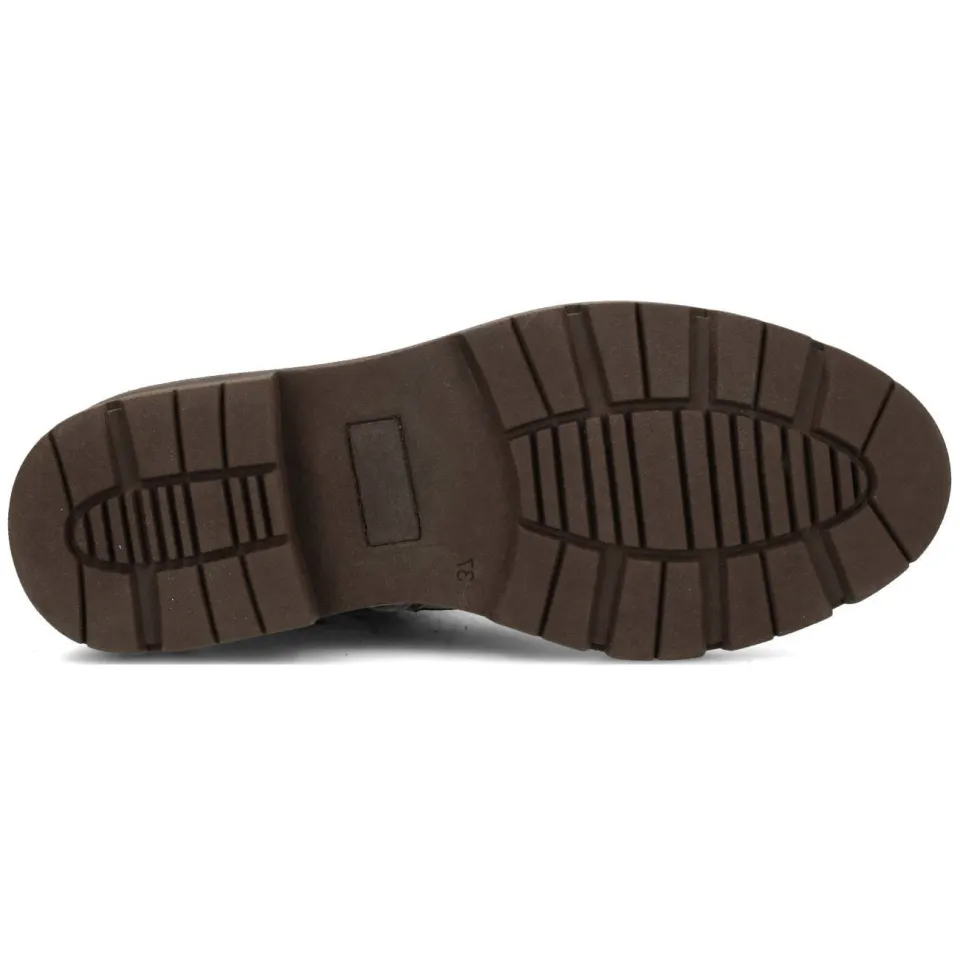 Poelman Jae nubuck veterboots donkerbruin, foto 6