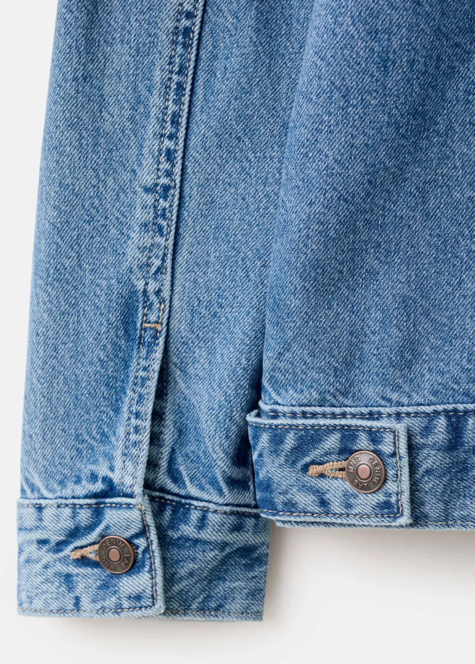 Mango denim spijkerjas medium blue denim, foto 5
