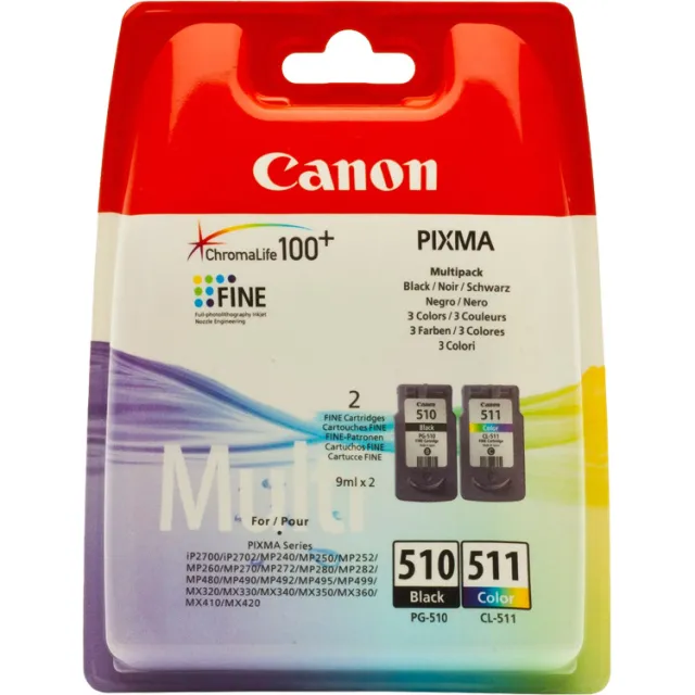 Canon PG-510/CL-511 Multipack Zwart