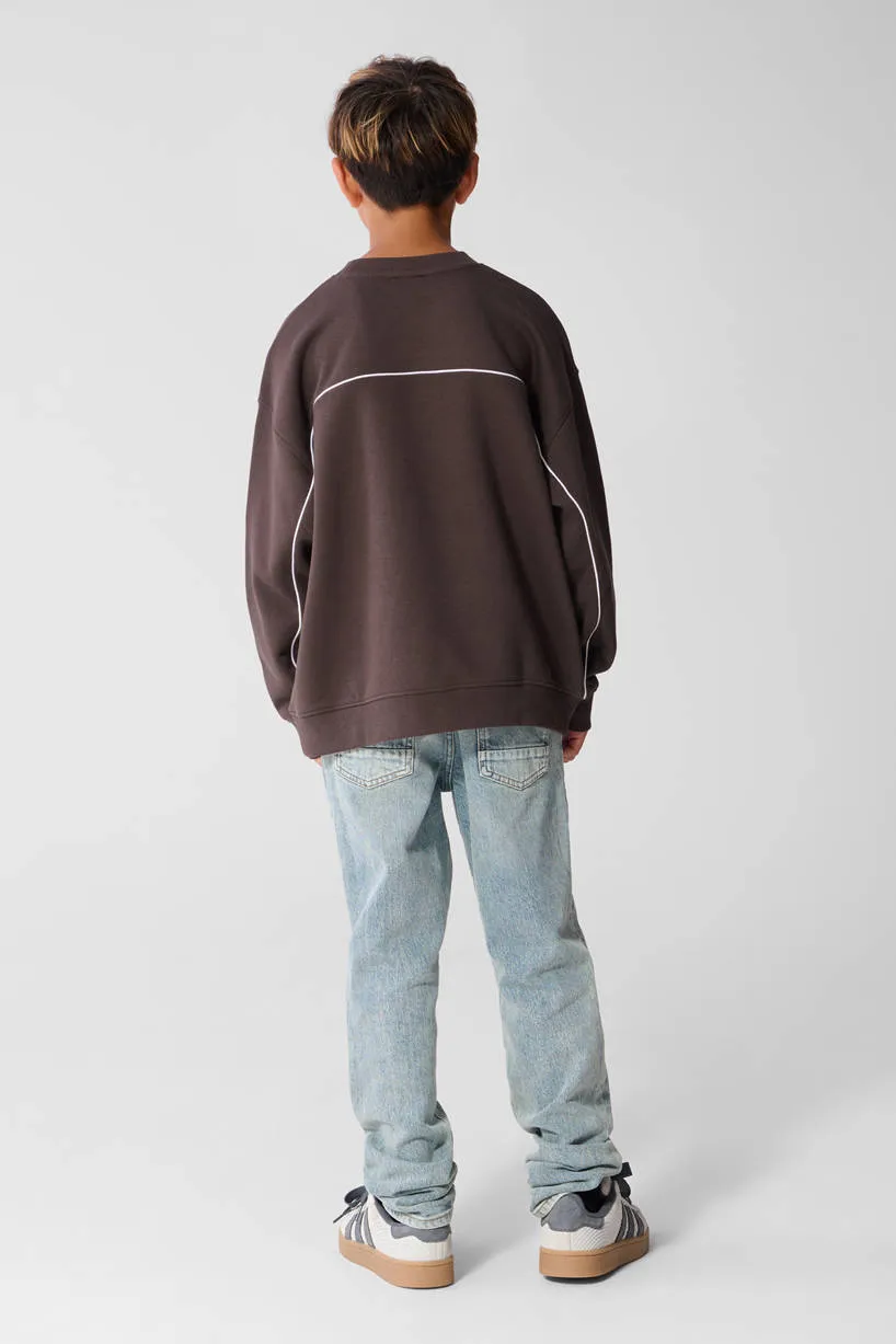 Shoeby sweater met tekst - bruin, foto 5