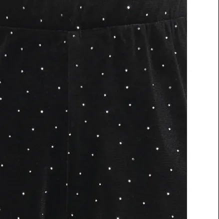 KIDS ONLY GIRL fluwelen wide leg broek zwart, foto 6