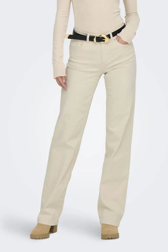 Only straight fit jeans ecru